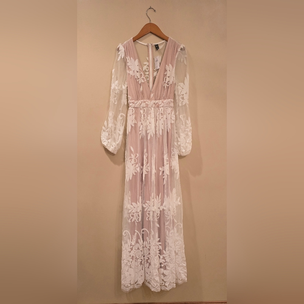 Windsor White Floral Lace Dress